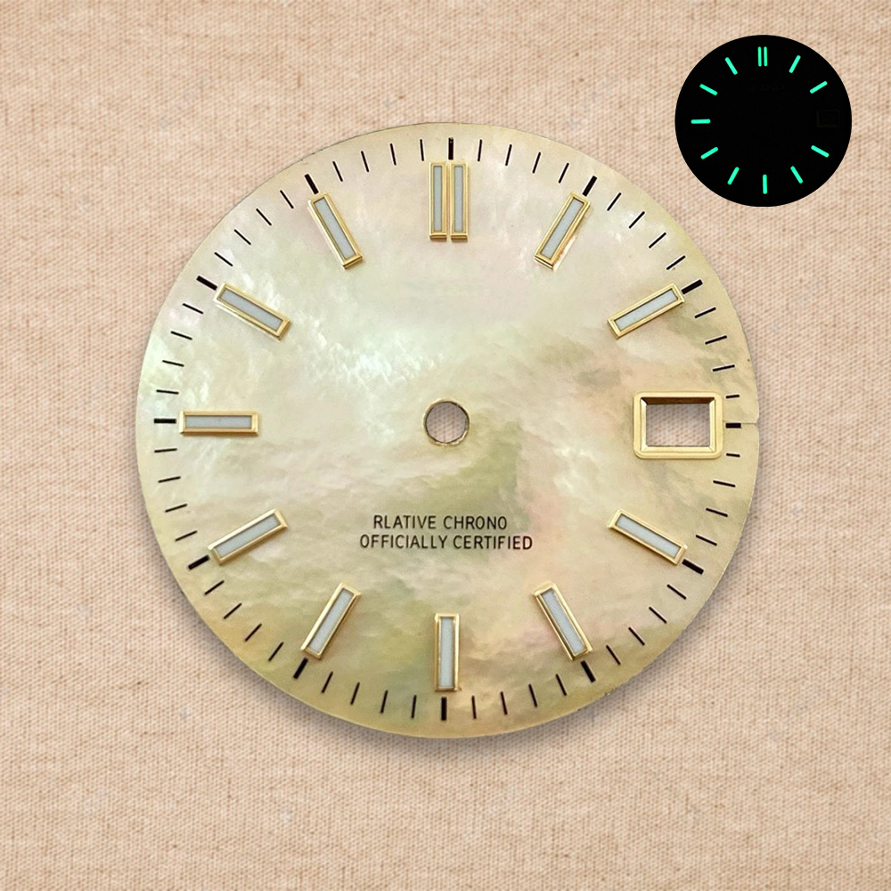 New 28.5mm S Logo NH35 Dial Lo - Reel Case 评论和价格