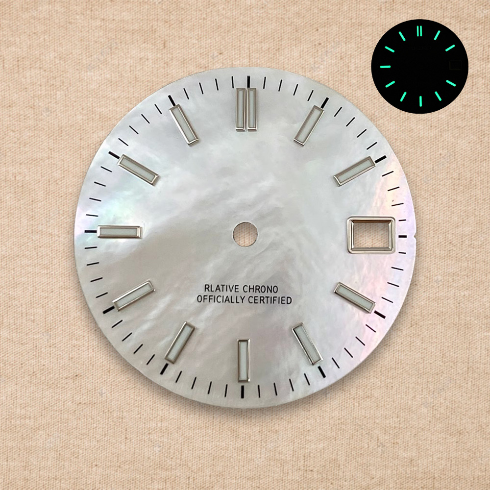 New 28.5mm S Logo NH35 Dial Lo - Reel Case 评论和价格